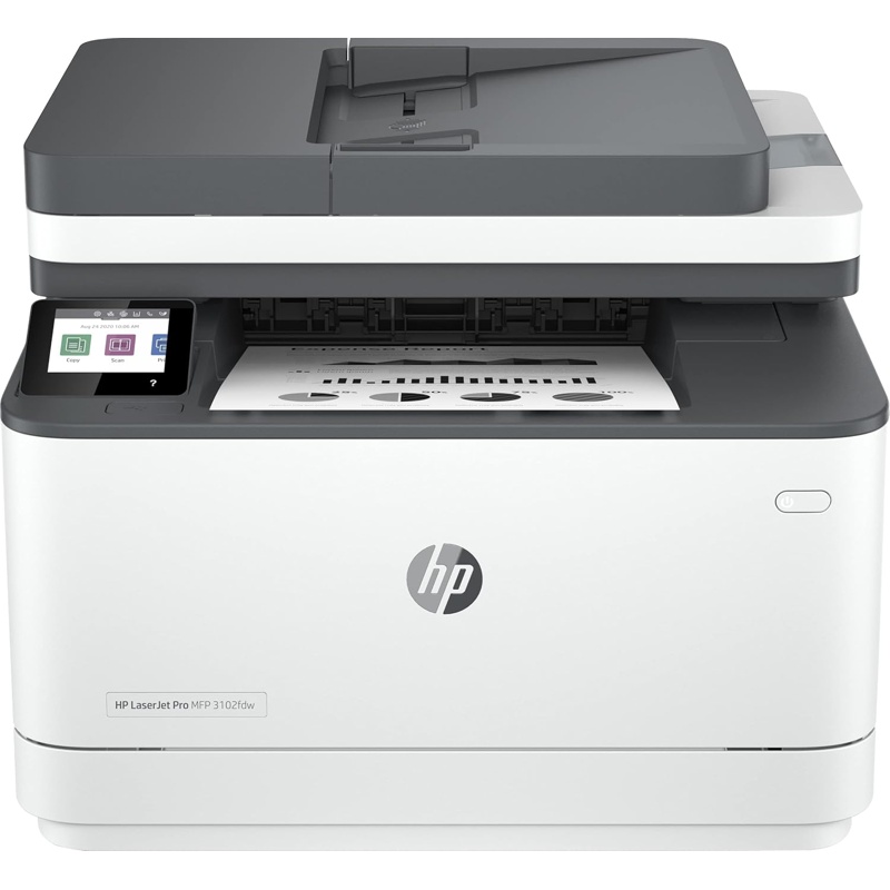 HP LaserJet Pro 3102fdw Monochrome Laser Multifunction Printer