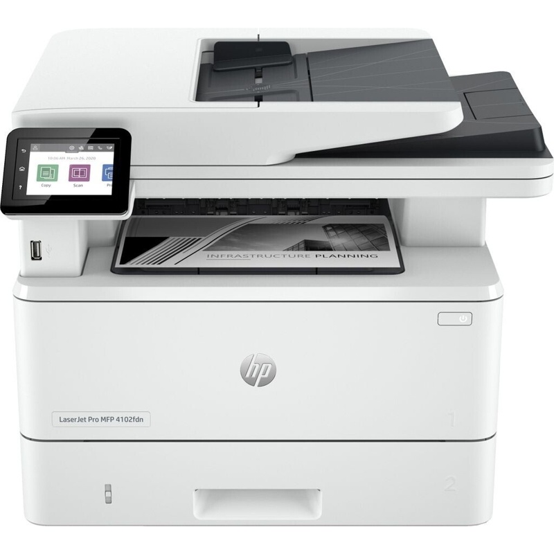HP LaserJet Pro 4102fdn Monochrome Laser Multifunction Printer