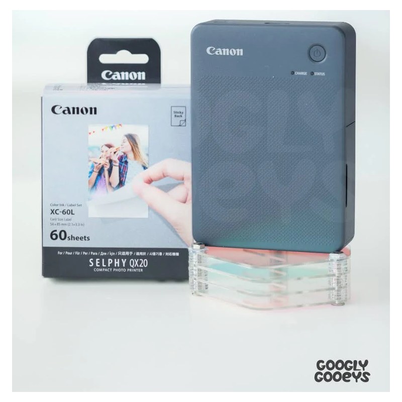 Canon Selphy QX20 Instant Photo Printer, Compact Design