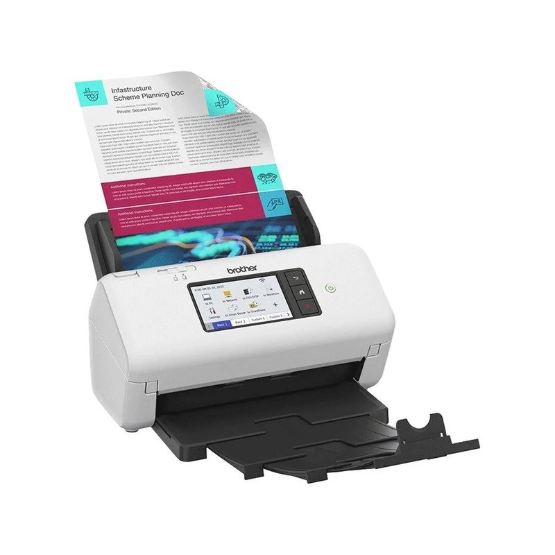 Brother ADS-4700W Professional Desktop Document Scanner