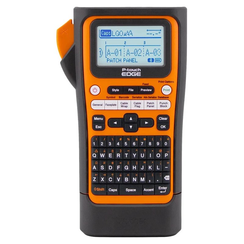 Brother PT-E310BT Industrial Label Printer, Bluetooth & USB-C