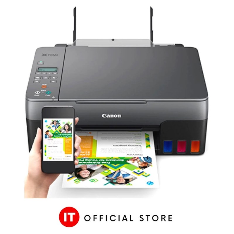 Canon PIXMA G3020 All-in-One Wi-Fi Inkjet Printer, A4, Refillable Tanks