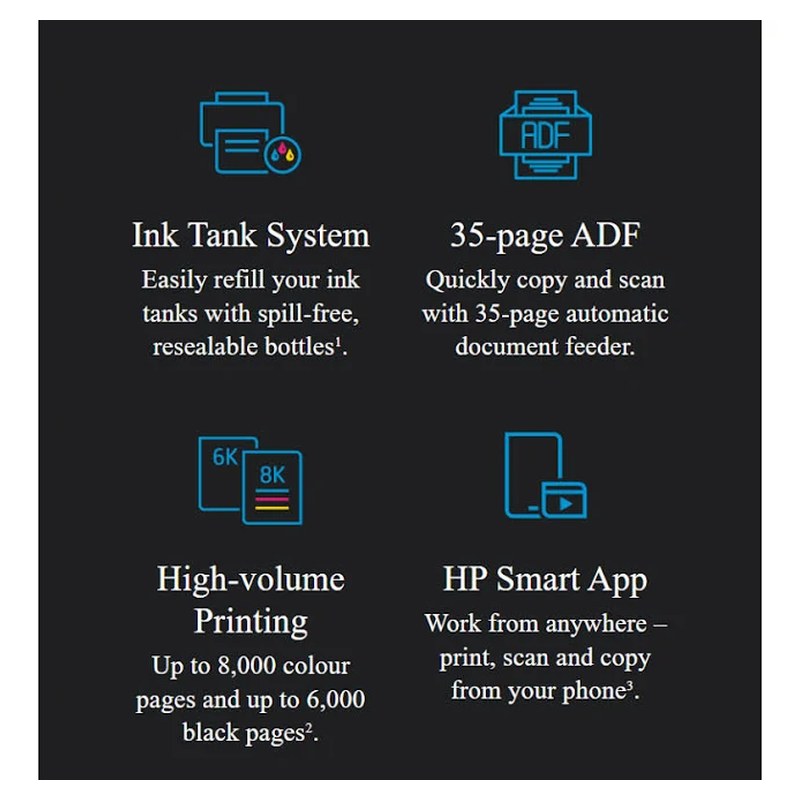 HP Smart Tank 615 A4 Wireless All-in-One Printer