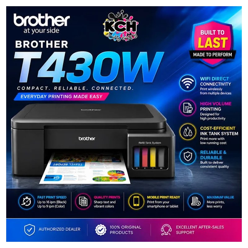 Brother DCP-T430W Ink Tank Printer
