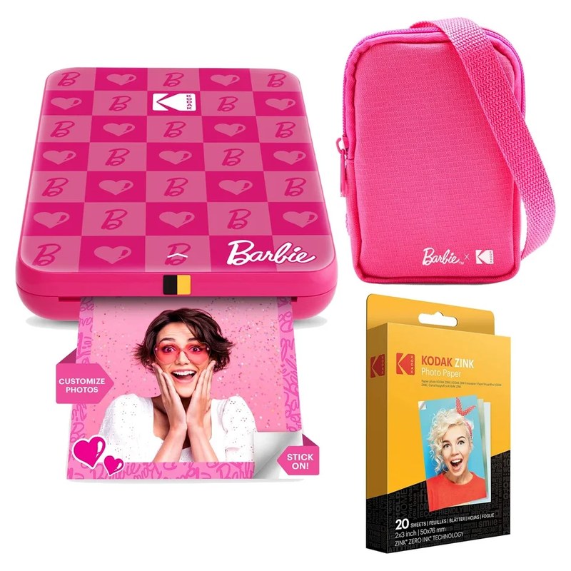 Kodak x Barbie Step Slim Instant Photo Printer AMZRODBP1K1
